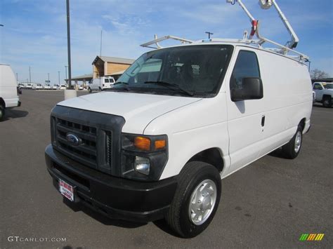 2014 Oxford White Ford E Series Van E150 Cargo Van 126370865