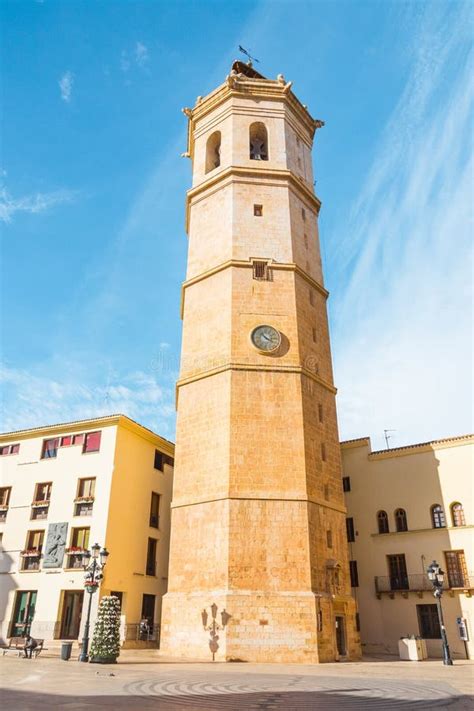 Fadri Tower and Gothic Cathedral at Castellon De La Plana Stock Photo - Image of building, dawn ...