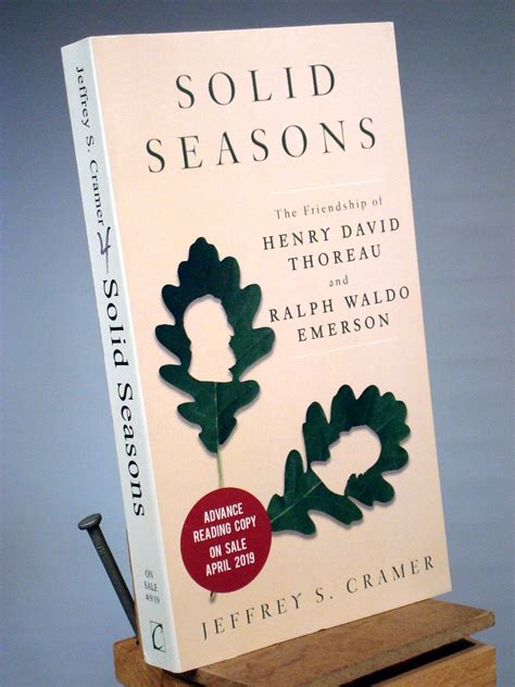 Solid Seasons: The Friendship of Henry David Thoreau and Ralph Waldo Emerson by Cramer, Jeffrey ...