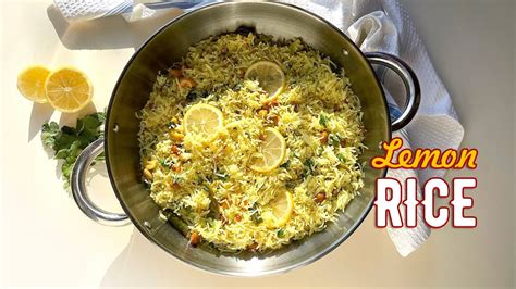 How To Make Perfect Lemon Rice 🍋🍋🍋 Wenglish Subtitles Easy Lemon