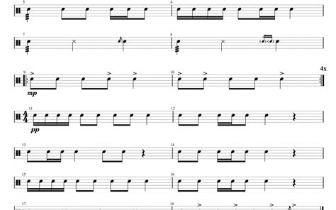 Snare Drum Sheet Music Learn Drums For Free