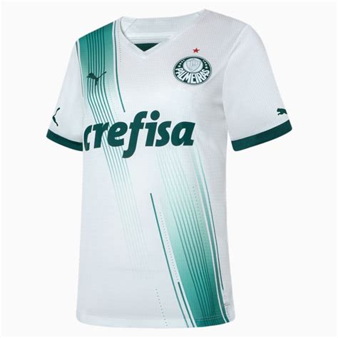 Camisa Palmeiras Jogador Away Feminina Branco Puma Ref