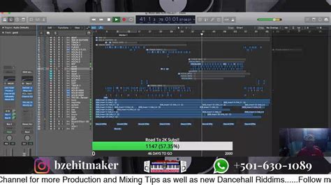 Mixing Day Mixing Dancehall Vocals In Logic Pro X Youtube