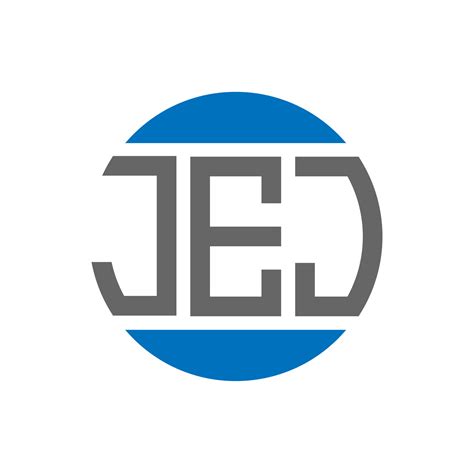 JEJ letter logo design on white background. JEJ creative initials ...