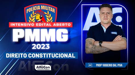 Concurso Pm Mg Intensivo Edital Aberto Direito Constitucional