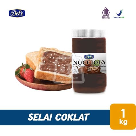 Jual Selai Coklat Hazelnut Filling Spread NOCCIOLA Toples 1kg