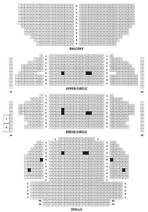 Court Theatre Tring Seating Plan | Elcho Table