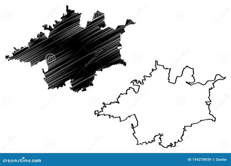 Michoacan Map Silhouette Vector Illustration Cartoondealer