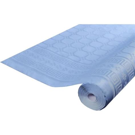 Réf R485015I Nappe Jetable En Papier Damassé En Rouleau De 50 M De