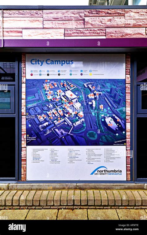 Newcastle University Map