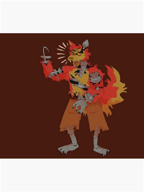 Withered Foxy Sticker For Sale By Dogbiird Redbubble