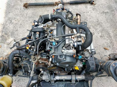 Ef Turbo Cc Wd Engine Complete Set With Axle For Perodua Kembara