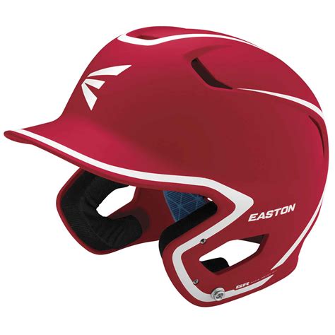 Easton Z5 20 Matte Two Tone Batting Helmet Junior Redwhite