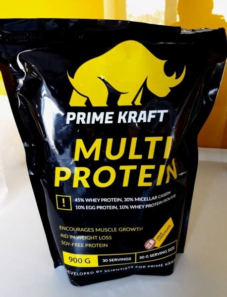 Протеиновый коктейль Prime Kraft Multi Protein - «Вкусный протеин» | отзывы