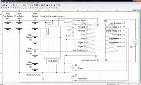 My EV wiring diagram - Sevcon Millipak | V is for Voltage electric