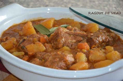 Ragout De Veau Pommes De Terre Carottes Le Sucr Sal D Oum Souhaib