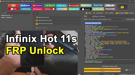 Infinix Hot S X Frp Bypass Remove Unlock Tools Youtube