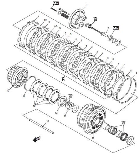 Suzuki Gsx R 1000 Service Manual Clutch Components Repair Instructions Clutch