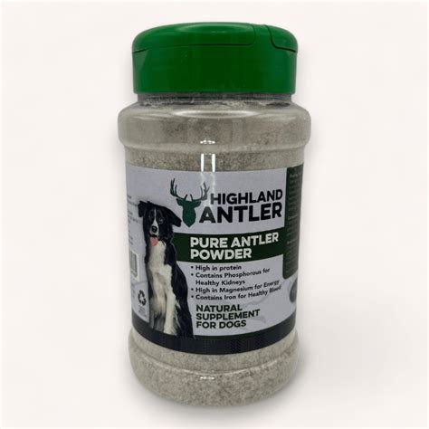 Pure Antler Powder Natural Supplement 500ml Charlie And Cookie Co
