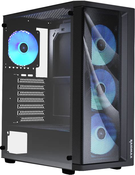 Raidmax X922 Meshian X ARGB Clear Tempered Glass Steel Mesh Black ATX