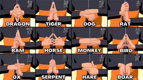 How To Weave Every Naruto Hand Sign YouTube