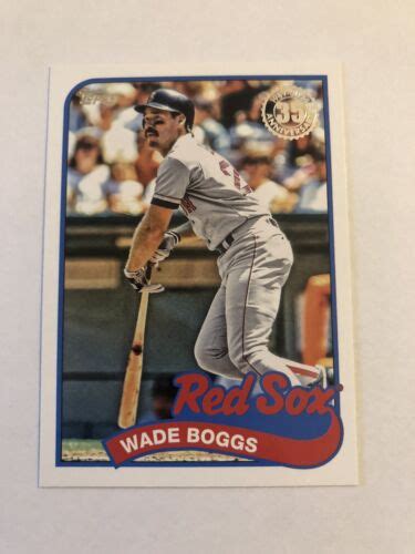 Wade Boggs 2024 Topps Series 1 1989 Retro Insert 89B 84 Boston Red Sox