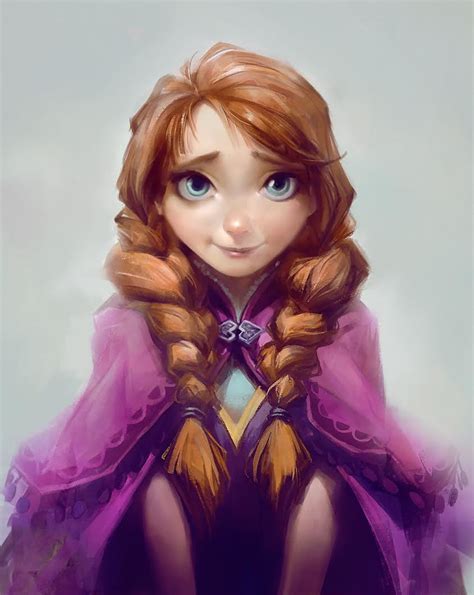 Frozen Concept Art Anna