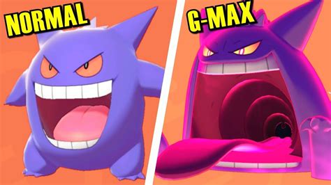 Pok Mon Sword Shield All Normal Vs Gigantamax Forms Comparison