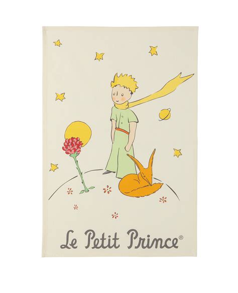 La Fleur Et Le Renard Le Petit Prince Torchon Coucke