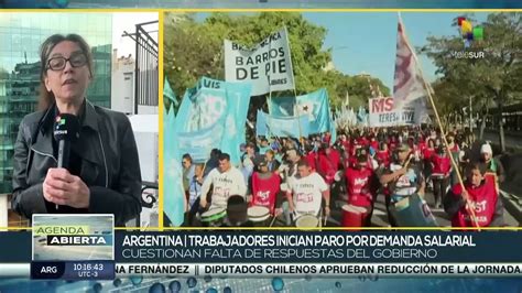 Trabajadores Argentinos Convocan A Huelga De Horas V Deo Dailymotion