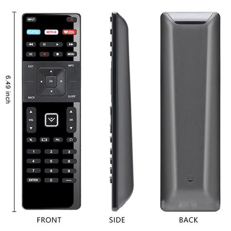 Pc Replacement Remote For Vizio Smart Tv Remote Xrt And Vizio