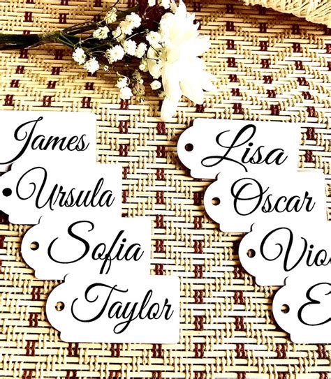 Name Tags, Wedding Name Tags, Calligraphy Name Tags, Editable Name Tags ...