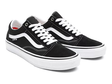 Vans Skate Old Skool Shoes Black White Kunstform Bmx Shop