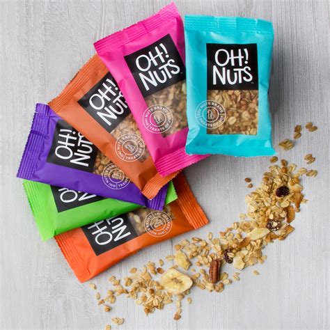 Oh! Nuts Granola Single Serve Snack Packs - 12CT • Bulk Snack Mixes ...