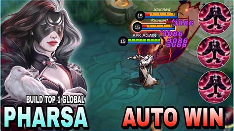 Pharsa Best Build 2023 Insane Damage Top 1 Global Pharsa MLBB