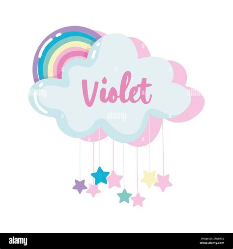 Violet Girl Name Stock Photo Alamy