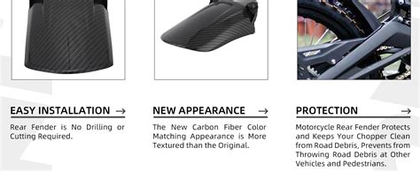 Amazon Jfg Racing Sur Ron Rear Fender Imitation Carbon Fiber Dirt