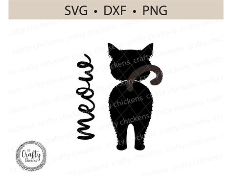 Cat Svg Meow Svg Archivo De Corte Digital Archivo Etsy M Xico