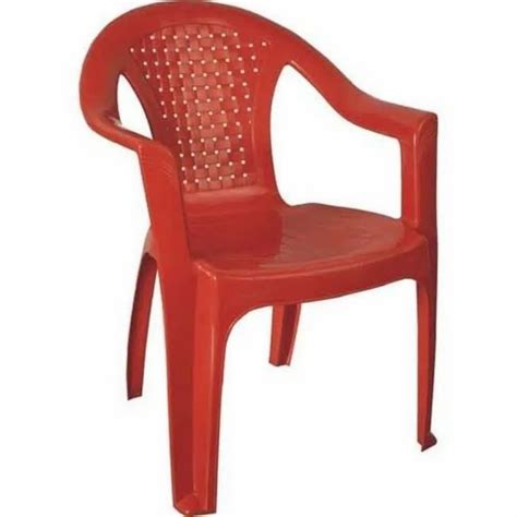 Nilkamal Red Plastic Chair With Armrest At Rs In Chennai Id