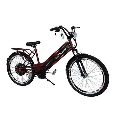 Bicicleta Elétrica Duos Confort 800w 48v 15ah Cereja Duos Bikes