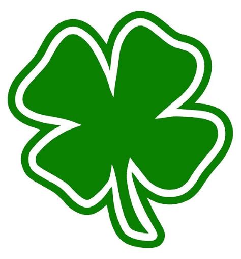 Four Leaf Clover Vinyl Decal Sticker Car Window Wall Bumper Lucky