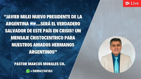 Javier Milei Nuevo Presidente De La Argentina 🇦🇷…será El Verdadero