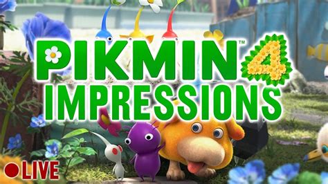 PIKMIN 4 Demo First Impressions Playthrough LIVE YouTube