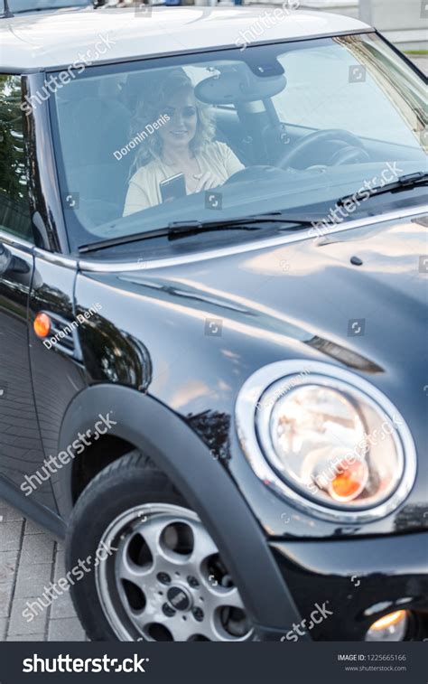 Lovely Sexy Blonde Girl Skirt Posing Stock Photo Shutterstock