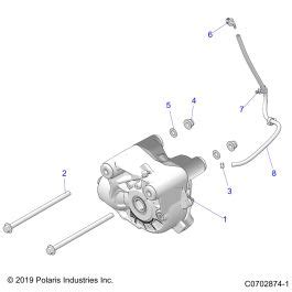 TRANSMISSION MONTAGE BOITE AVANT POUR RZR PRO XP SPORT 3PC INTL R01