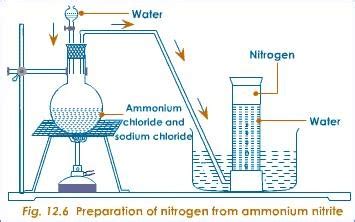 Nitrogen Gas: Laboratory Preparation Of Nitrogen Gas