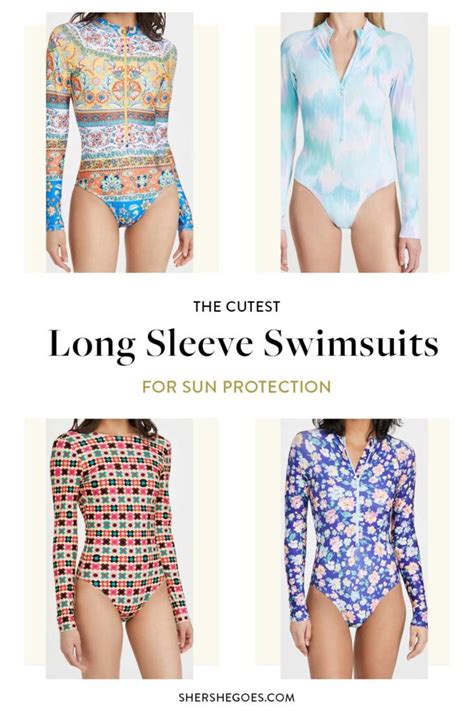 7 Long Sleeve Swimsuits To Wear All Summer Long 2021