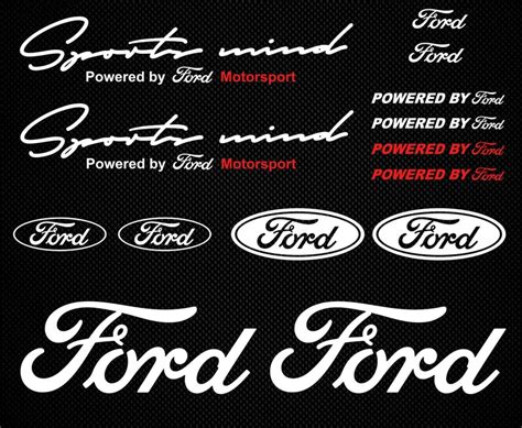 Ford Sticker Ford Decal Vinyl Decal Sticker Set Sticker Etsy