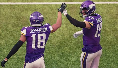 Justin Jefferson Enjoys The Thielen Role