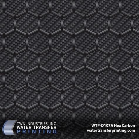 Hex Carbon Fiber Hydrographic Film WTP D107A TWN